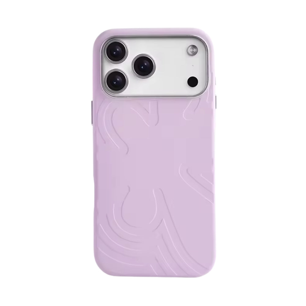 Floral Magnetic Silicone iPhone Case – 17 & 18 Pro Series