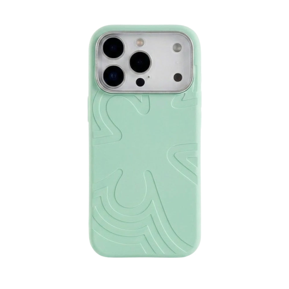 Floral Magnetic Silicone iPhone Case – 17 & 18 Pro Series