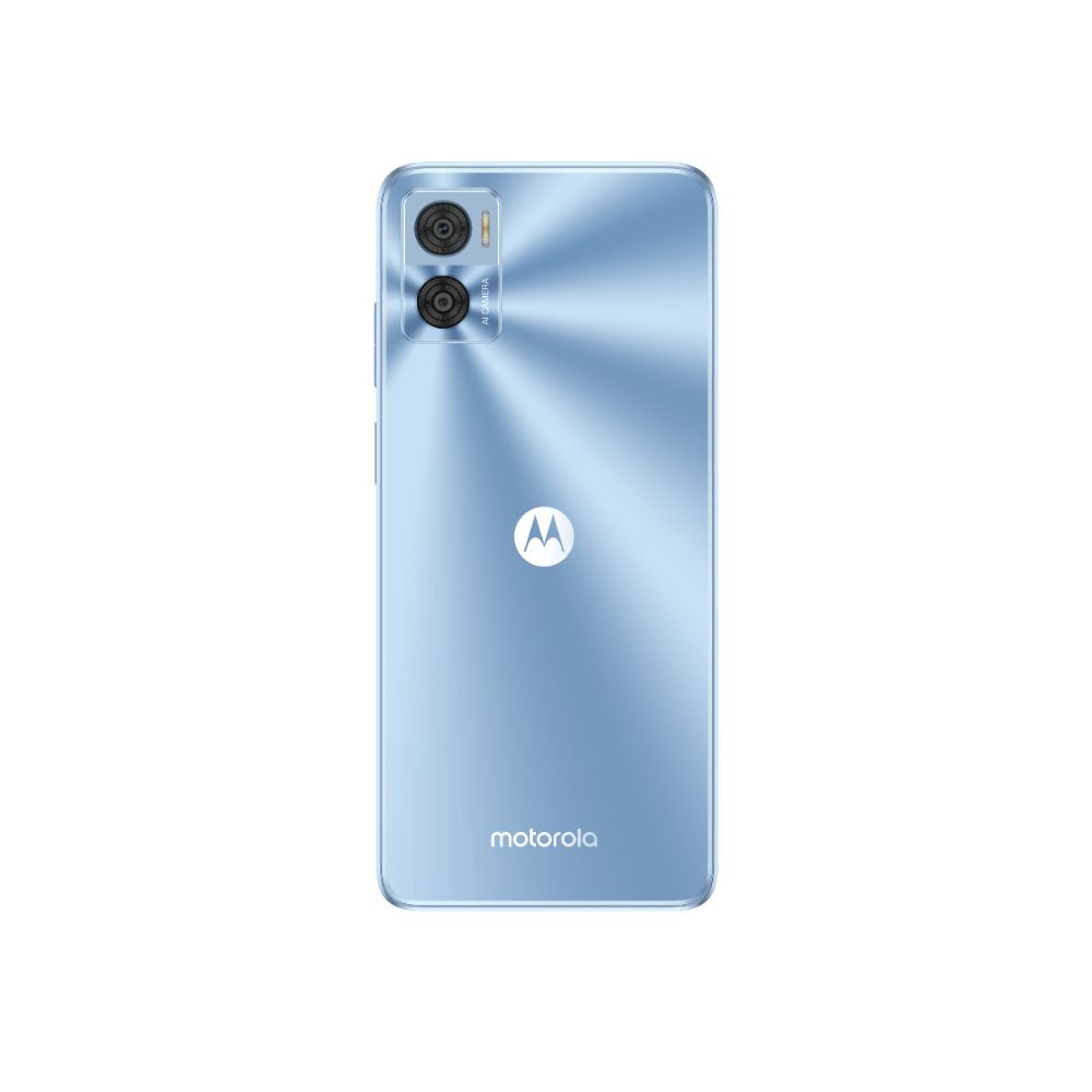 Moto E22 Crystal Blue Back