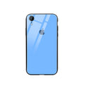 iPhone XR Glass Case Blue