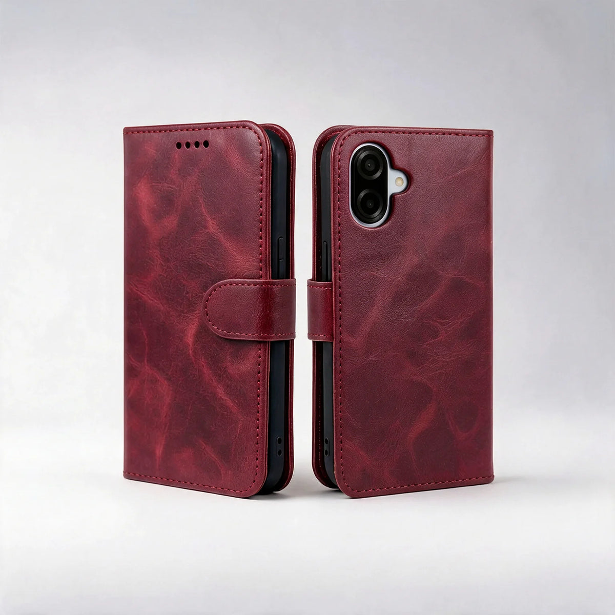 Samsung Galaxy A07 / A08 Book Flip Case Leather Wallet