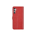 Samsung Galaxy S22 Plus Book Flip Case Red Leather Wallet