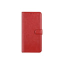 Samsung Galaxy S22 Plus Book Flip Case Red Leather Wallet