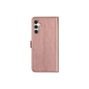 Samsung Galaxy S25 Ultra Book Flip Case Rose Gold Leather Wallet