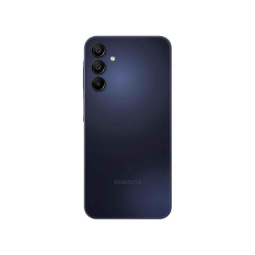 Galaxy A15 128GB Blue Black front and back view