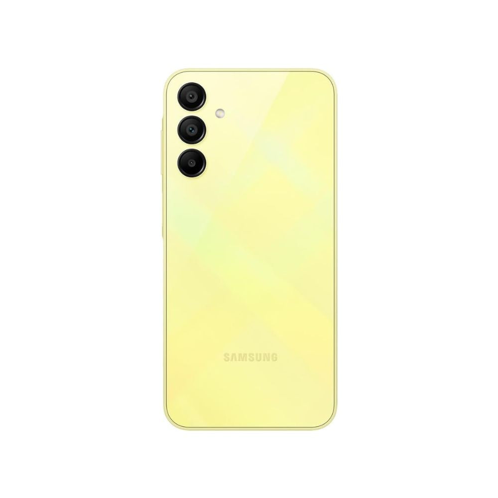 Samsung Galaxy A15 Yellow 128GB front and back view
