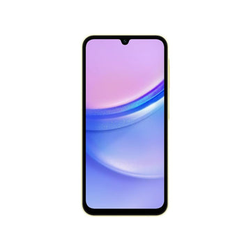 Samsung Galaxy A15 Yellow 128GB front and back view