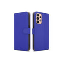 Samsung Galaxy S25 Ultra Book Flip Case Blue Leather Wallet