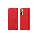 Samsung Galaxy S20 FE Book Flip Case Red Leather Wallet