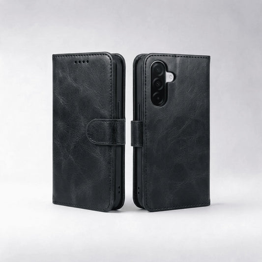 Samsung Galaxy A26 Book Flip Case Leather Wallet