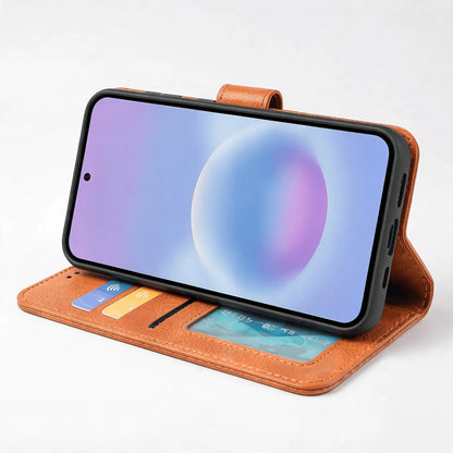 Samsung Galaxy S26 Series Book Flip Case Leather Wallet