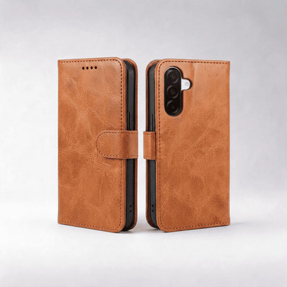 Samsung Galaxy S26 Series Book Flip Case Leather Wallet