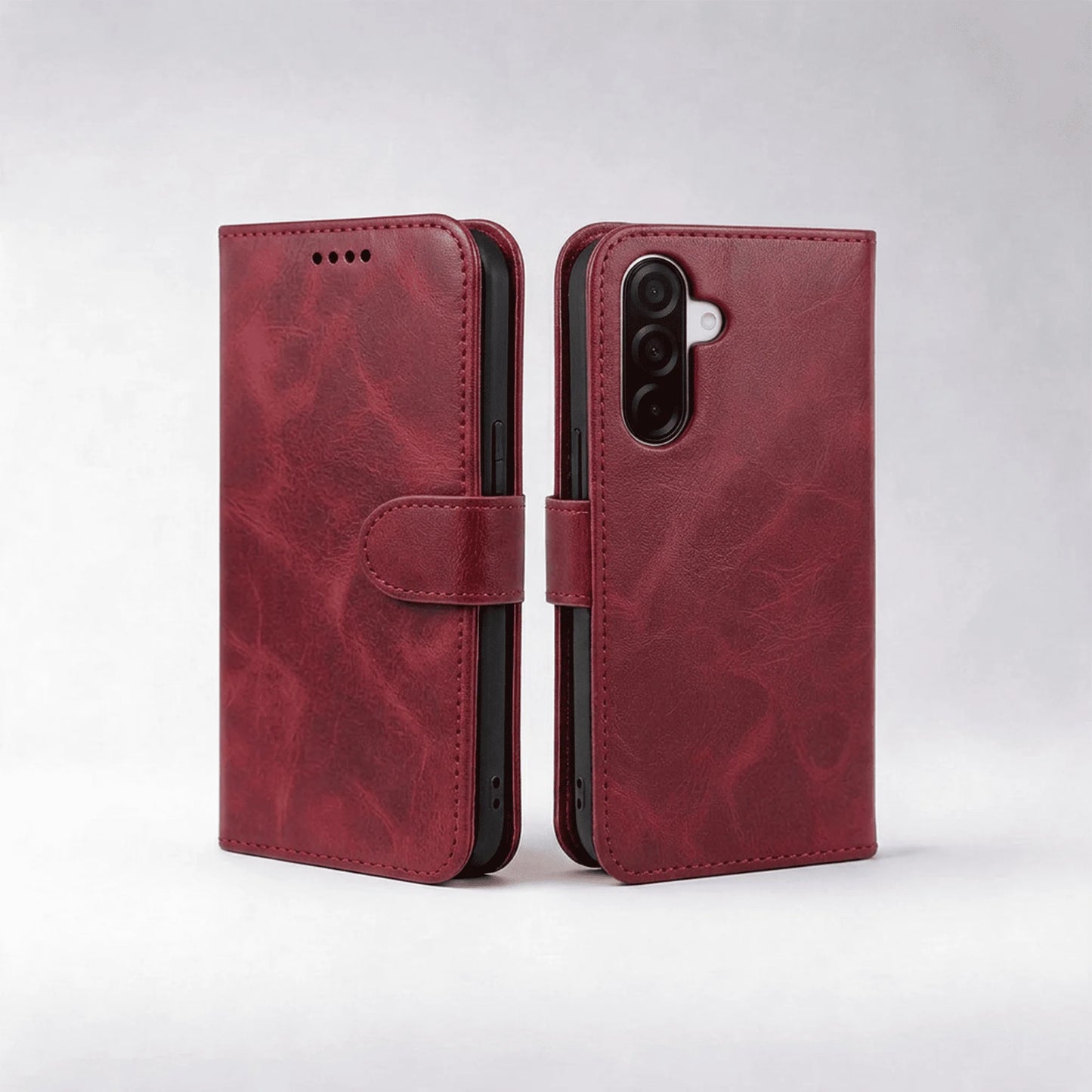 Samsung Galaxy S26 Series Book Flip Case Leather Wallet