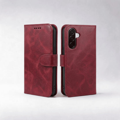 Samsung Galaxy S26 Series Book Flip Case Leather Wallet