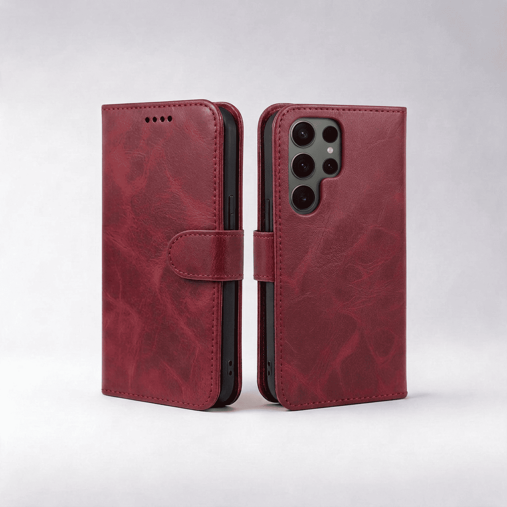 Samsung Galaxy S21 Series Book Flip Case Leather Wallet