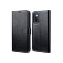 Samsung Galaxy S20 Book Flip Case Black Leather Wallet