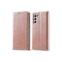 Samsung Galaxy S21 Book Flip Case Rose Gold Leather Wallet