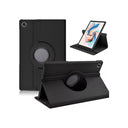 Universal 10 Inch Book Flip Tablet Case Black Leather Wallet