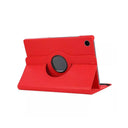 Universal 8 Inch Book Flip Case Red Leather Wallet for Tablets and iPads