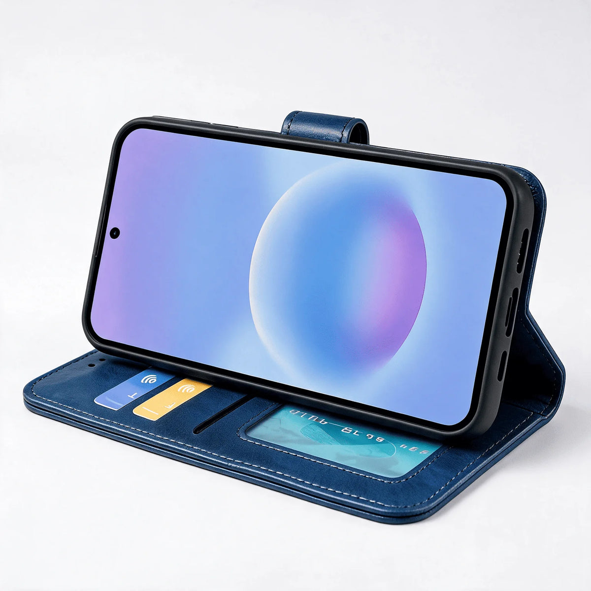 Samsung Galaxy S23 Series Book Flip Case Leather Wallet