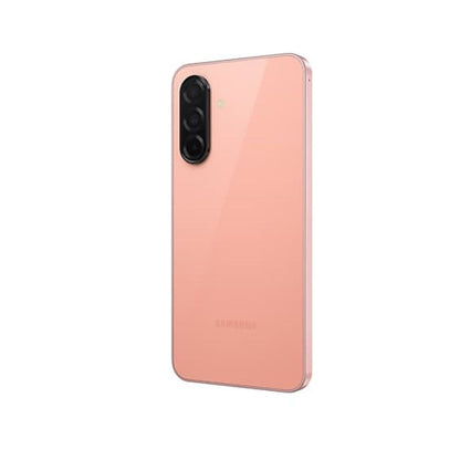 A26 5G smartphone in peach pink color
