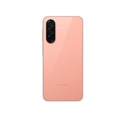 A26 5G smartphone in peach pink color