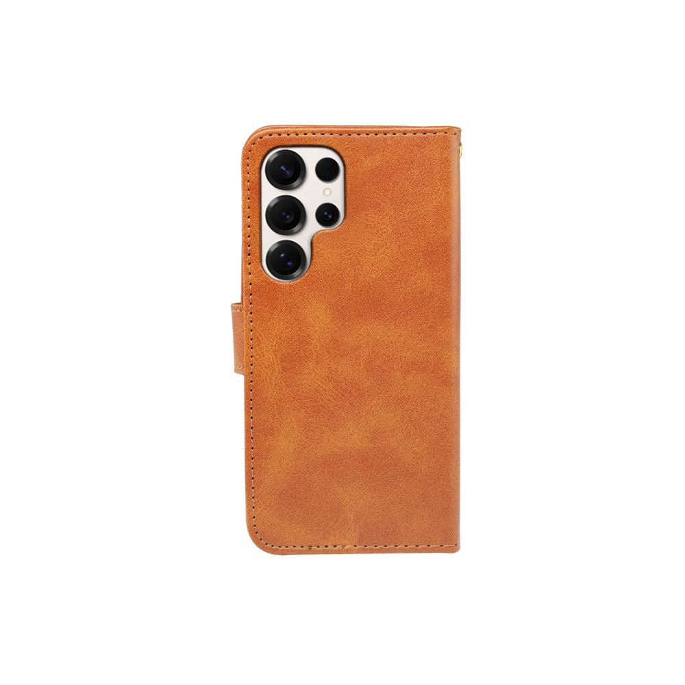 Samsung Galaxy S25 Series Book Flip Case Leather Wallet