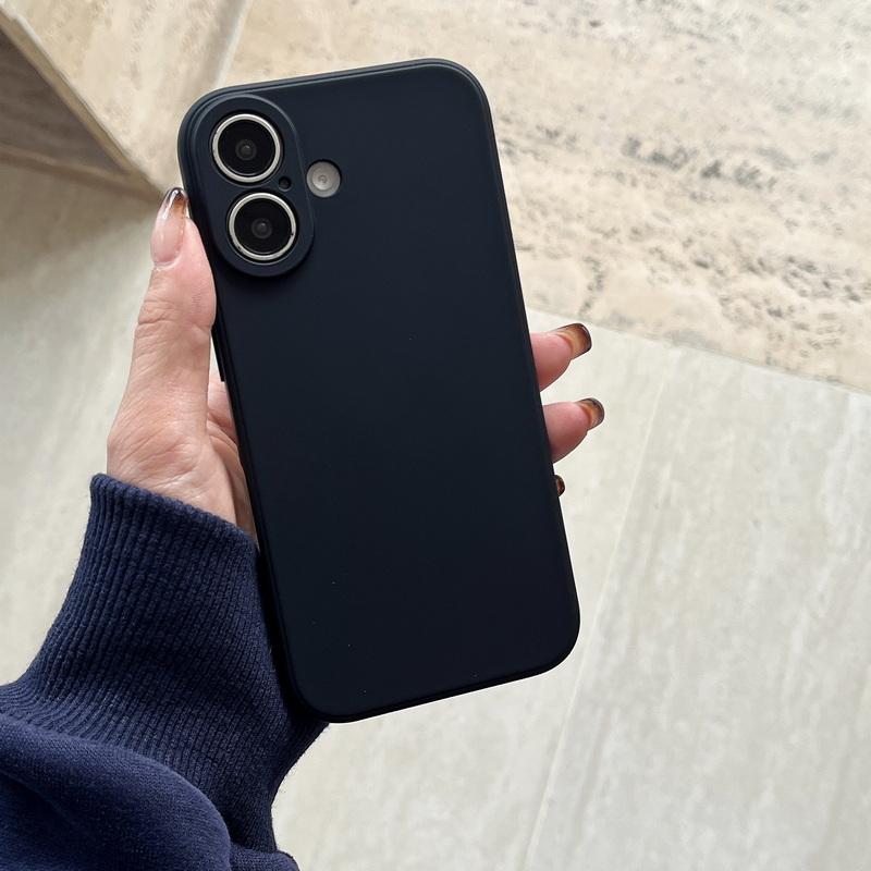 iPhone 16 Series Silicone Lens Protector Case