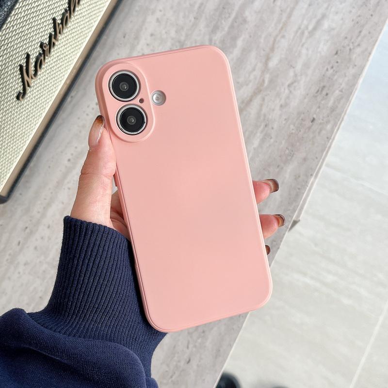 iPhone 16 Series Silicone Lens Protector Case