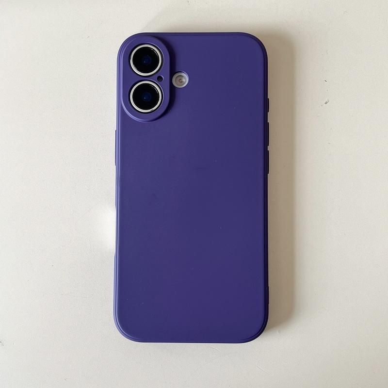 iPhone 16 Series Silicone Lens Protector Case