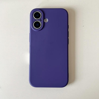 iPhone 16 Series Silicone Lens Protector Case