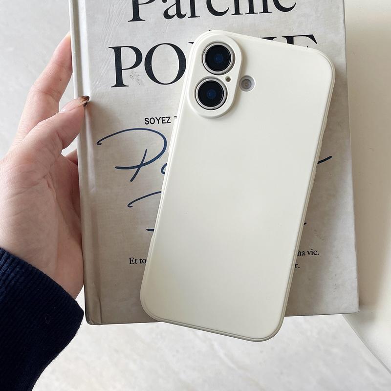 iPhone 16 Series Silicone Lens Protector Case