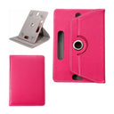 Universal 8 Inch Tablet Book Flip Case Pink Leather Wallet