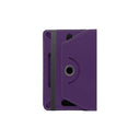 Universal 8 Inch Book Flip Case Purple Leather Wallet