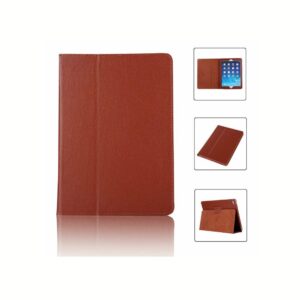 ipad mini 6 brown book flip wallet case